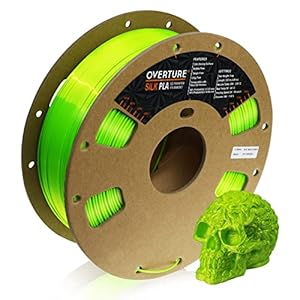 OVERTURE Silk PLA PLA Filament, 1,75 mm Verbrauch, 1 kg Filament (2,2 lbs), Maßgenauigkeit 99% Wahrscheinlichkeit +/- 0…
