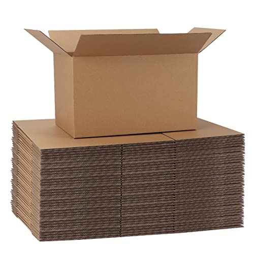HORLIMER 40 Paquetes de Cajas de Carton para Envios 25,4 x 15,3 x 15,3 cm, Cajas Regalo Carton, Cajas Embalaje Cartón para Pequeñas Empresas