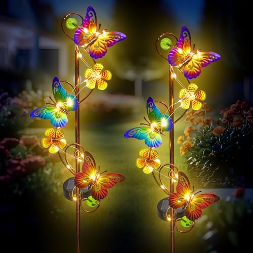 Smart Garden Solar Butterfly Stake Lights