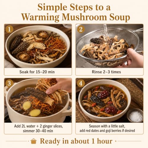 Mélange de soupe aux champignons : la solution repas facile contre le manque de temps