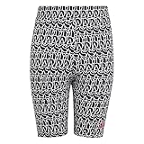 Eng anliegend geschnitten adidas Mädchen Tights (1/2) G Bluv2 Bkrtig, Black/White/Semi Lucid Fuchsia, IB8910, 128