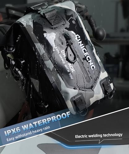 Bolsa impermeable para motocicleta universal de 7 L con cuatro posiciones de instalación 3