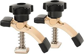 Nagoyuki Kit de mini braçadeira de fixação de 2 peças, braçadeira de router CNC para carpintaria e metalurgia, com máqui...