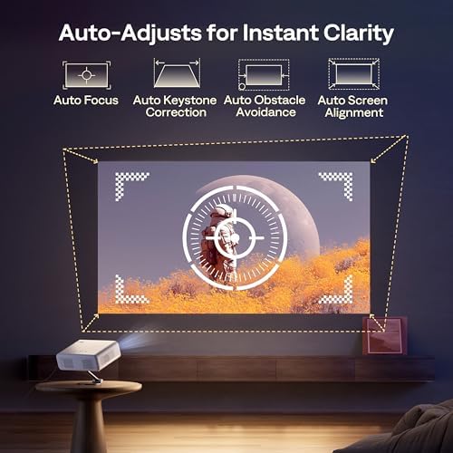 Aurzen EAZZE D1 GTV projektör, Google TV akıllı projektör, WiFi ve Bluetooth, Netflix resmi lisanslı, otomatik odaklama ve Keystone, DoIby Audio, zoom, yerel 1080p film, taşınabilir dış mekan - Görsel 7