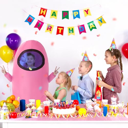 Disfraz inflable espacial para niños miniatura 4