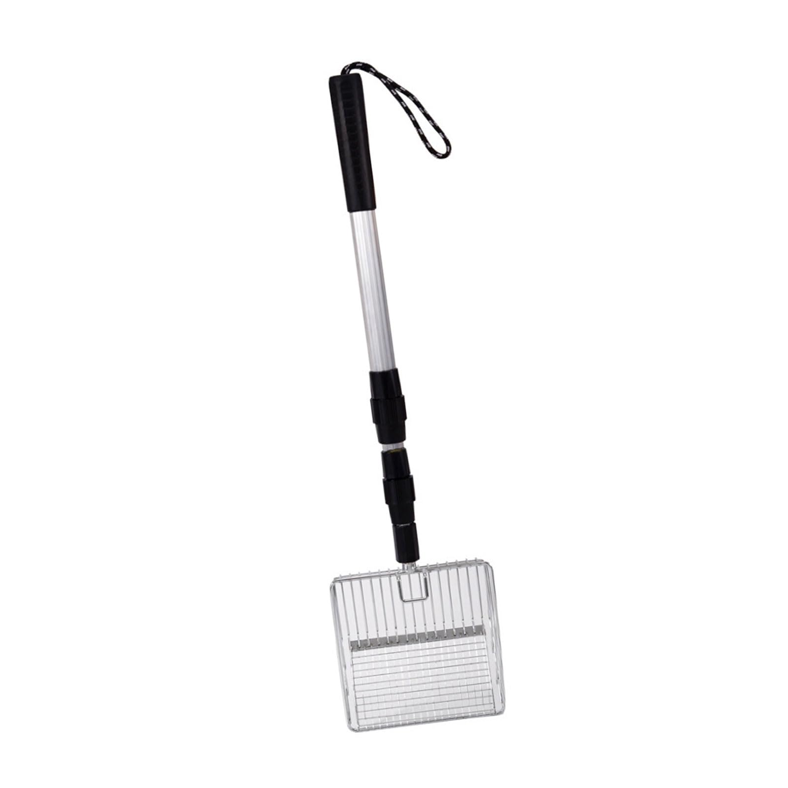 NEWFT Efficient Telescopic Cats Litter Shovel Sifter Scooper with Adjustable Ergonomic Handle Tool For Pet Waste Removal