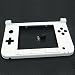 Replacement Part Hinge Part Bottom Middle Shell For Nintendo 3DS XL White