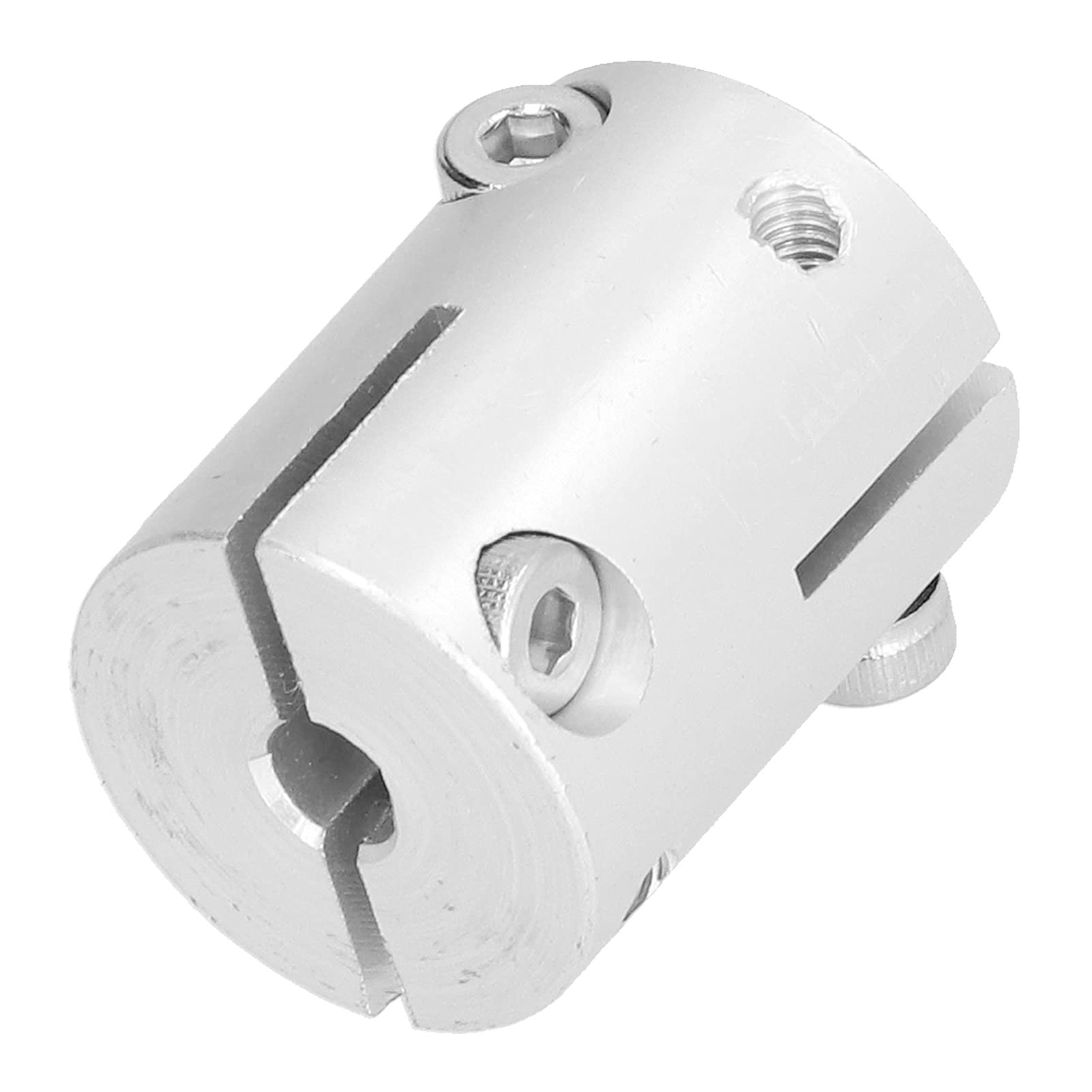 2Pcs Shaft Couplers, 6mm to 6mm Bore Couplings Metal Parts Aluminum Alloy High Load 6007-1006-1006