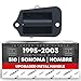 T1A Interior Third Door Handle Replacement for 1996-2003 Chevy S-10, Fits Rear Left Inside Third Door, Also Fits GMC Sonoma and Isuzu Hombre, Black Color, T1A-15760310-M