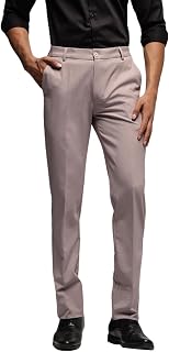 SUBTRACT Men 4 Way Stretch Wrinkle Free Slim Fit Formal Trouser with 2 inch Flexible Waistband | Men's Trousers for Office... Price In India