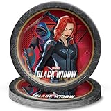 Amscan Vibrant Multicolor Black Widow Paper Plates - 9' (Pack of 8) - Perfect for Kids Birthday Parties & Themed Events