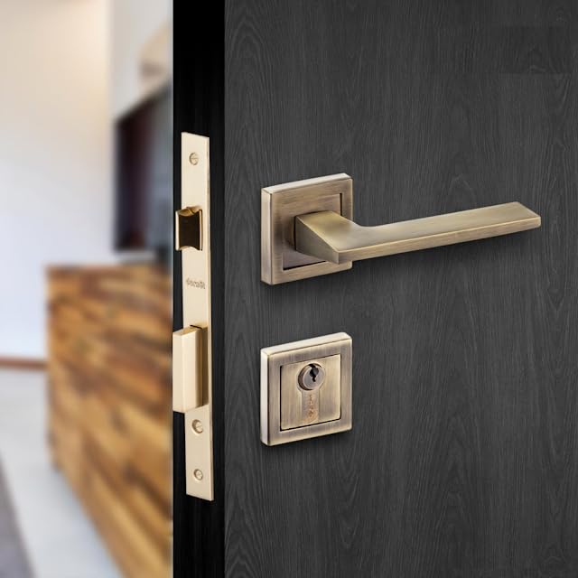 Dorset CETO On Rose Lockset| 60 mm Key & Knob Cylinder| Suitable for Door Thickness 32-38 mm| Best for Bedroom Door, Antique Finish [ MLCOORAPT ] (B0CVTZPT27) Amazon Price History, Amazon Price Tracker