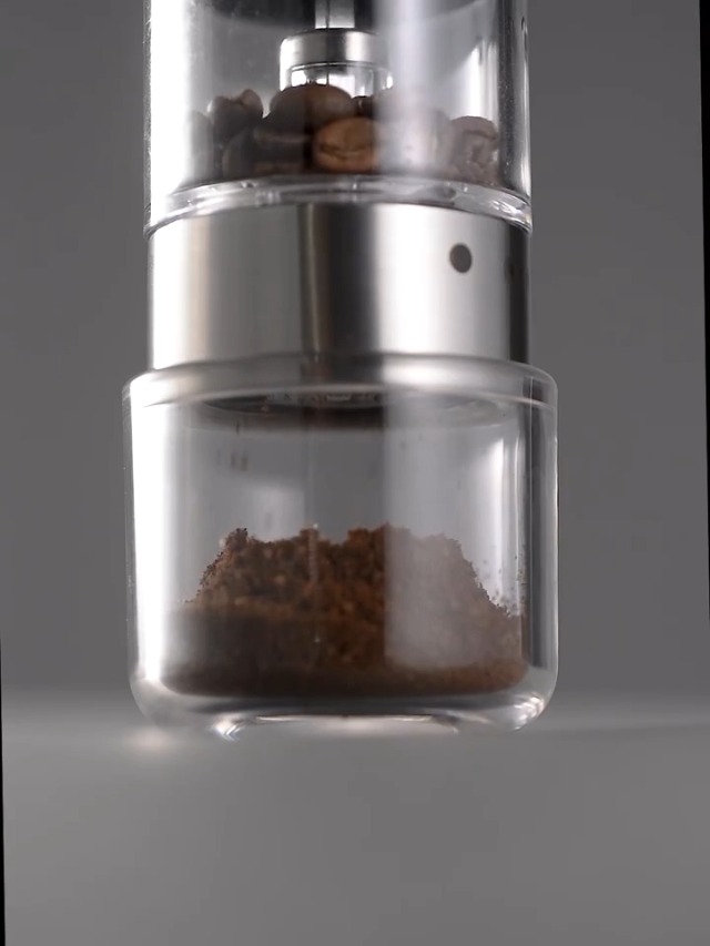 Moongiantgo Kaffeemühle Elektrisch Tragbar & Kompakt mit 5 Präzisen Stufen Einstellbar Keramischer Konischer Grat… – Bild 8