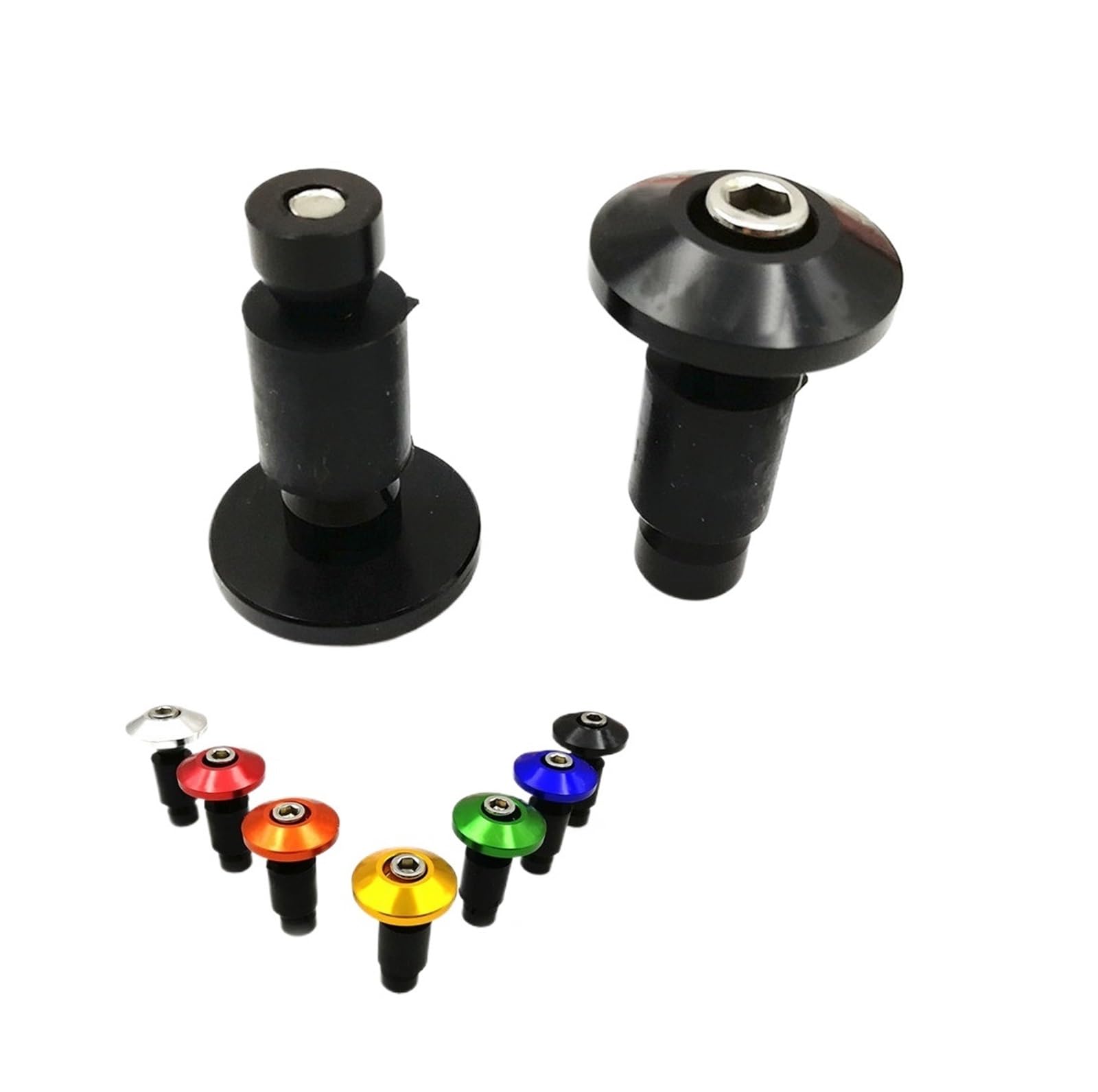 Tappi anti scivolo per manubrio da motocicletta, per Ya&maha YZ WR TTR XT DT 80 85 125 230 250 426 450 600 F FX X Estremità manubrio tappis