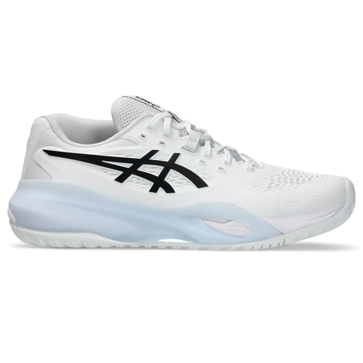 ASICS Men's Gel-Resolution X Tennis Shoes, 10.5, White/Black