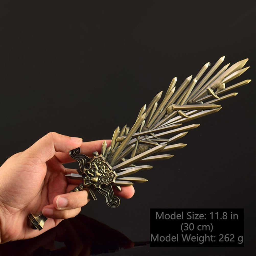 Elden Rings Grafted Blade Greatsword Replika, Metalowy Model Miecza 30 cm z Pudełkiem, Kolekcjonerska Dekoracja na Biurko, Prezent dla Fanów