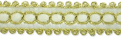 Trims by the Yard Novella Woven Braid Trim | Ivory | (10 Yard Cut)