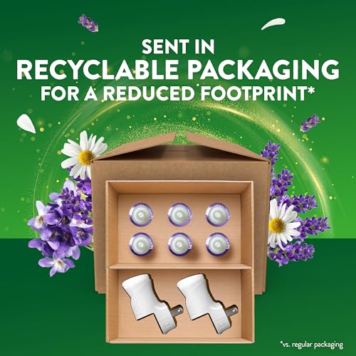 Air Wick Plug in Scented Oil Starter Kit,2 Warmers + 6 Refills,Lavender & Chamomile,Eco Friendly,Essential Oils,Air Freshener,(Pack of 2) - image 8