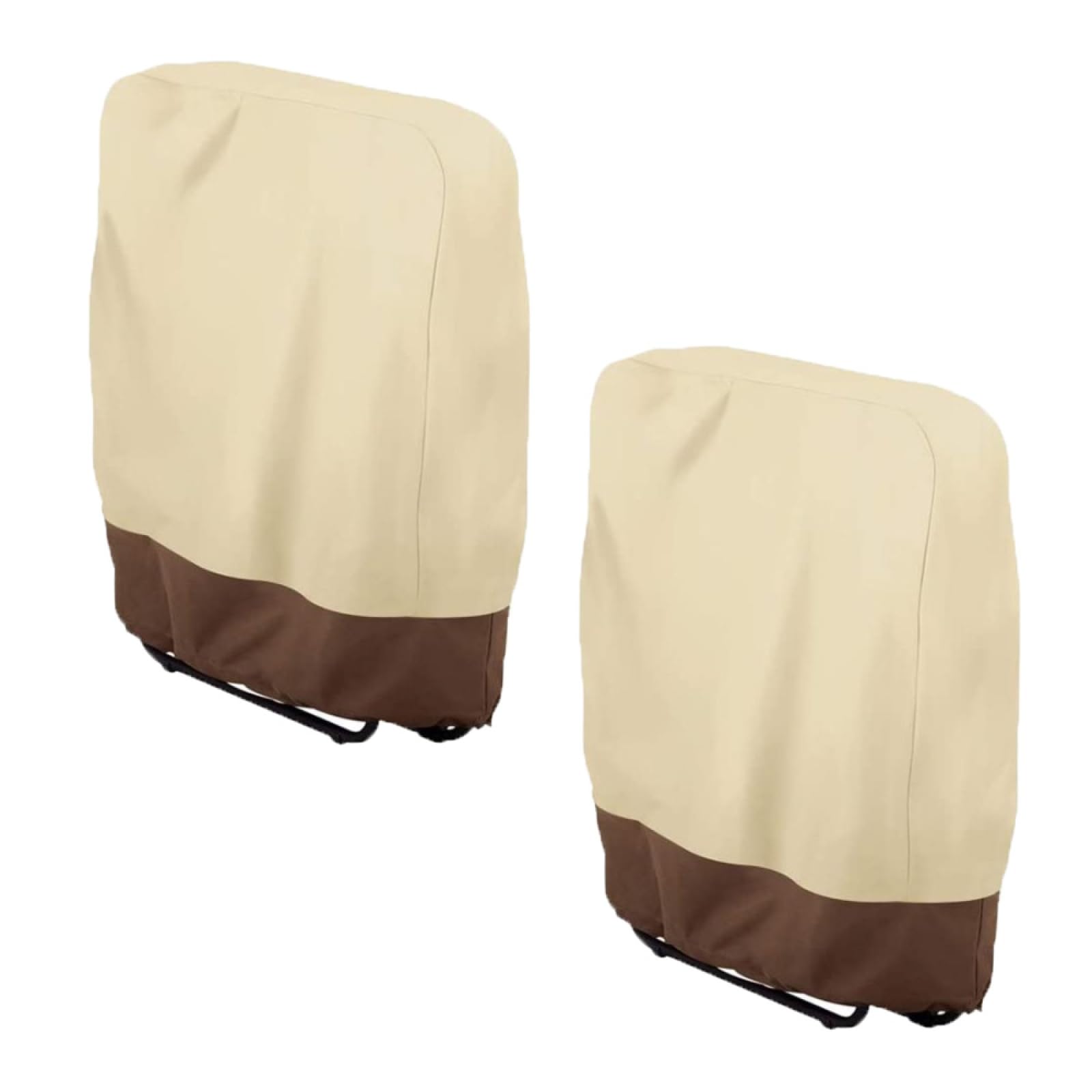 2 fundas para sillas de jardín, impermeables, de gravedad cero, plegables, para patio, 28 pulgadas de ancho x 13 pulgadas de profundidad x 43 pulgadas de alto, impermeable, anti-UV, funda para tumbona