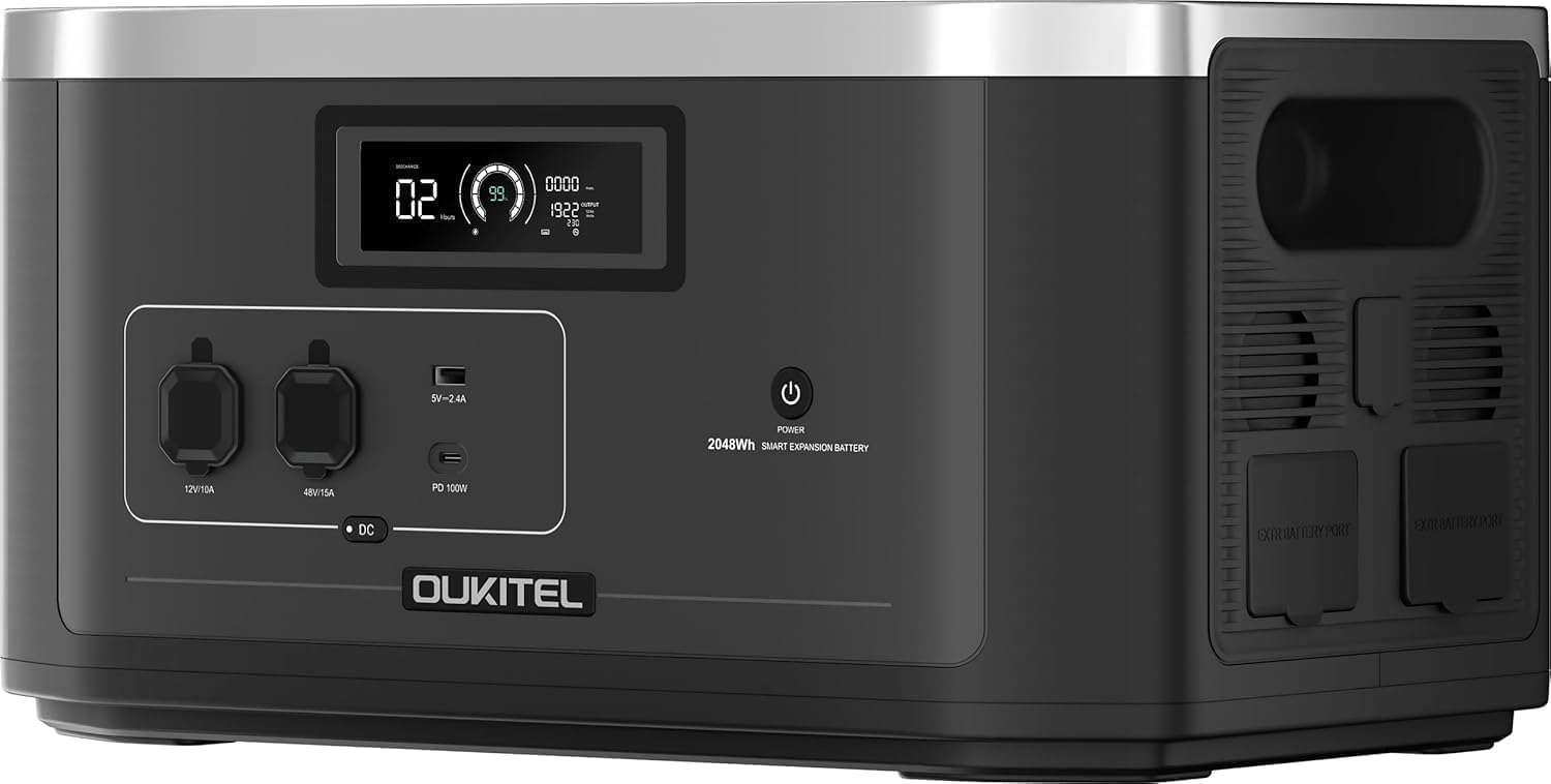 新品 OUKITELポータブル電源BP2000用エクストラバッテリーB2000大 Amazon.co.jp: OUKITEL ポータブル電源 BP2000用 エクストラ