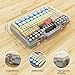 Narotood Battery Organizer Storage Holder Box Case with Tester, Ultra-Large 280+ Batteries Double-Sided Variety Pack,Holds AA AAA 4A C D Cell 9V 3V Lithium18650 LR44 CR2 CR123 CR1632 - Gray