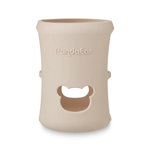 Miniatura 6 de PandaEar Paquete de 3 fundas de silicona para biberones de vidrio natural Philips Avent, de 8 onzas, resistentes a los golpes y al calor, sin BPA,