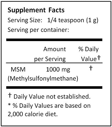 Miniatura 4 de NuSci MSM (Metilsulfonilmetano) Polvo puro (1000 gramos (2,2 lb))
