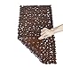 NTTR Non Slip Bath Mat Tub Mat Pebbles Bathtub Mat Slip Resistant Shower Mats(Brown,16 W x 35 L Inches)