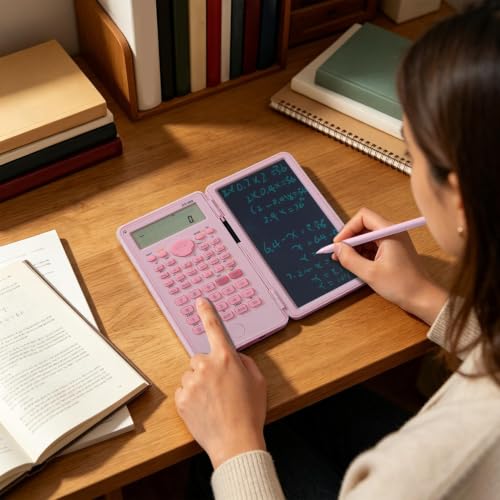 Calculadora financiera con bloc de notas y funciones matemáticas científicas 2