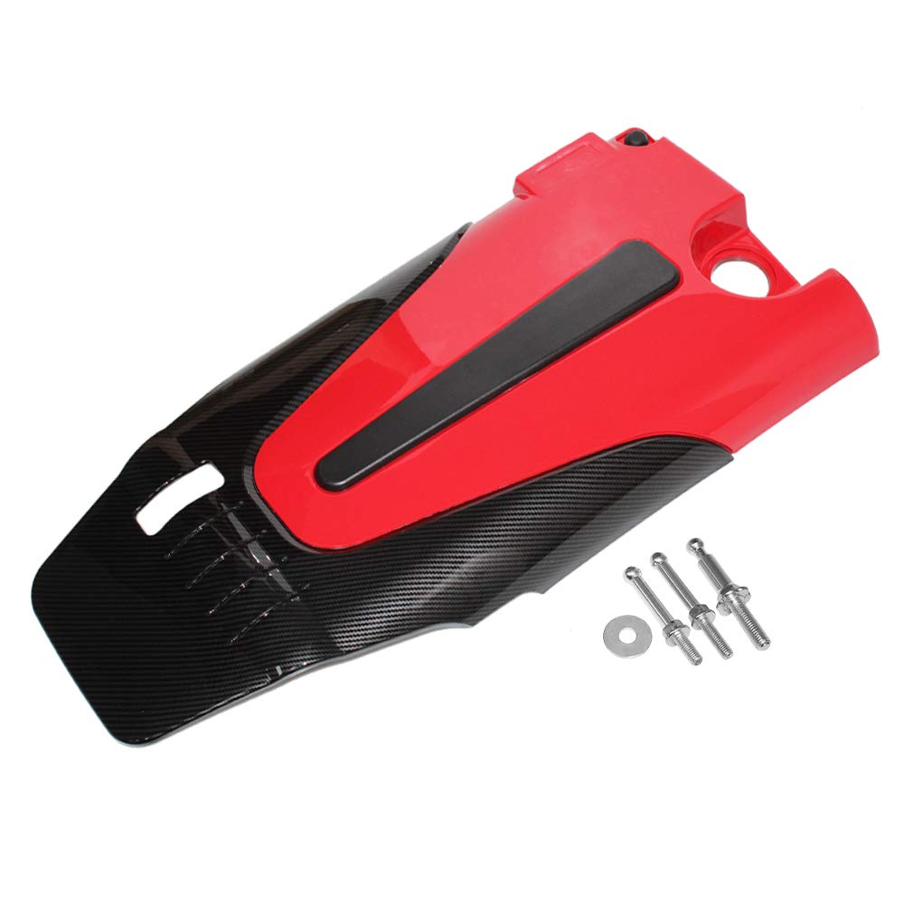 Carbon Fiber Style Engine Cover For Honda Civic/Accord 1.5T (2016-2022) – Red/Black ABS