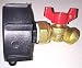 275 330 IBC TOTE TANK DRAIN ADAPTER 2" COARSE Thread x BRASS Hose FAUCET VALVE