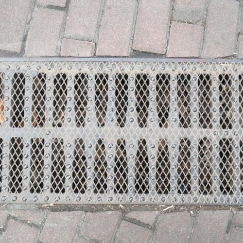 Canalones resistentes a la corrosión con rejilla de aluminio protectora 6