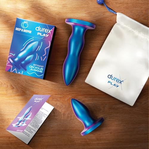 Plug anal Durex Toy Deep & Deeper silicone médical sextoy stimulation progressive - 7