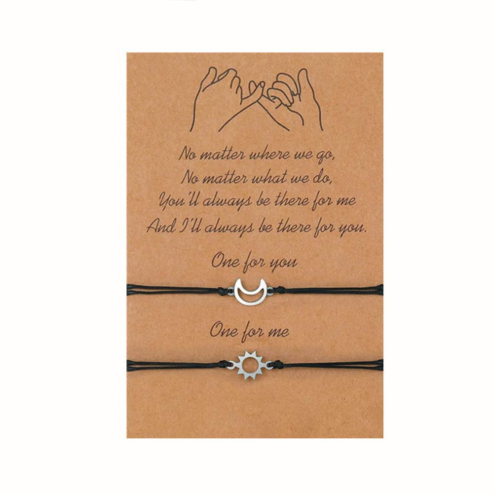 See full amazon price history chart for Xiyantiji Matching Relationship Bracelets Pinky Promise Bracelet Best Friend Friendship Bracelets For 2, Sun And Moon Bracelets For Couples Best Friends Gifts, Other - Boys Xiyantiji Matching Relationship Bracelets Pinky Promise Bracelet Best Friend Friendship Bracelets For 2, Sun And Moon Bracelets For Couples Best Friends Gifts, Other - Boys (B0B183BNRD) Amazon Price History, Amazon Price Tracker
