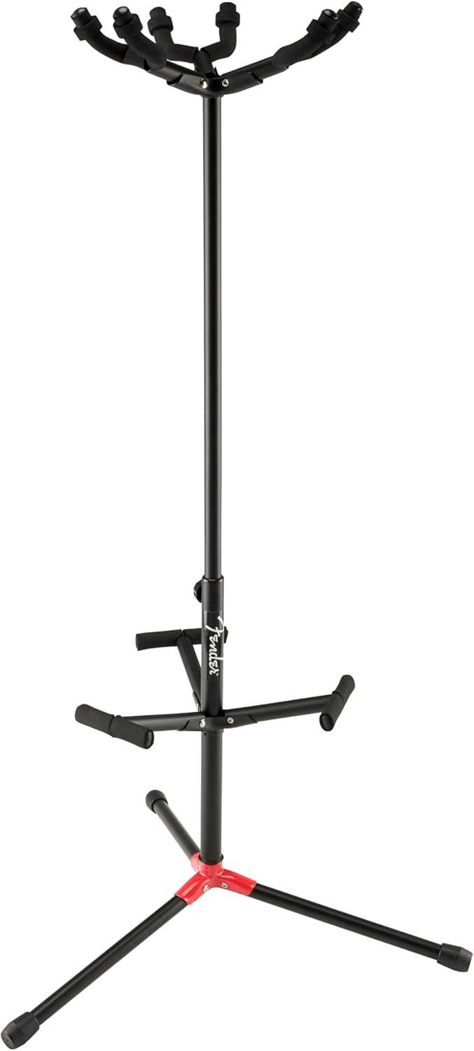 Fender Adjustable Triple Hanging Guitar Stand, Collapsible