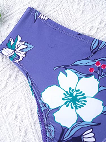 renvena Children Girls 3Pcs Tankini Sets Bowknot Crop Top Bra Briefs Shorts Beachwear Swimwear Bikini3