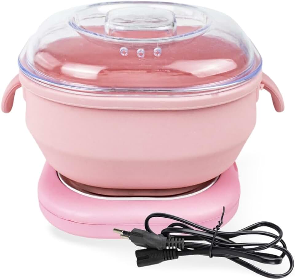 Mini Panela Quente Depilação + 100g Grão Cera + 10 Palitos