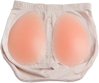 Silicone Pad Butt Lifter Panty: Butt Hip Enhancer Shaper Panties Buttocks Cushion with Brief Fake Underwear for Women XL