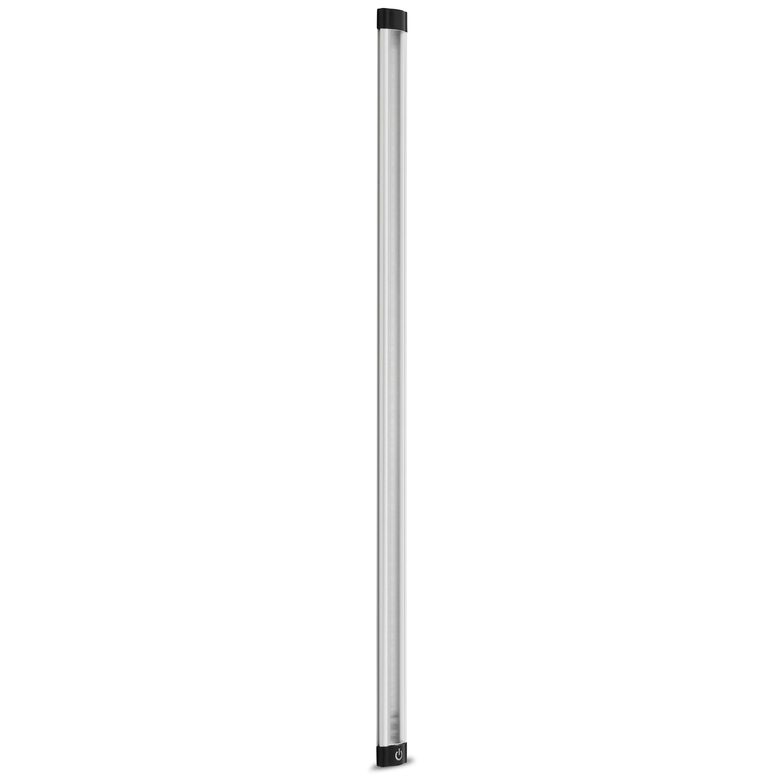 REV TS lampa podszafkowa LED, listwa świetlna, oświetlenie szafy, czujnik, 30 000 h, 5,5 W, 430 lm, 500 x 25 x 10 mm, srebrna