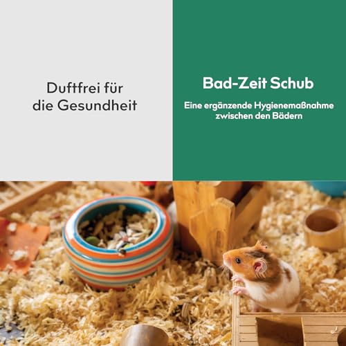 Dynamic Element - Geruchsneutralisierendes Spray für Nagerkäfige - Ideal für Hamster, Kaninchen, Meerschweinchen & Chinchillas - Duftstofffrei, mineralische Formel - 266 ml