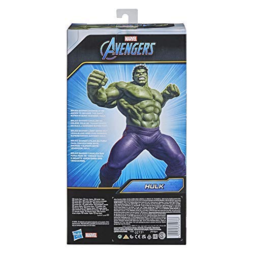Avengers Marvel Titan Hero Series Blast Gear Deluxe Hulk Action Figure, 12-Inch Toy, Inspired By Marvel Comics, For Kids Ages 4 And Up , Green #TOP7