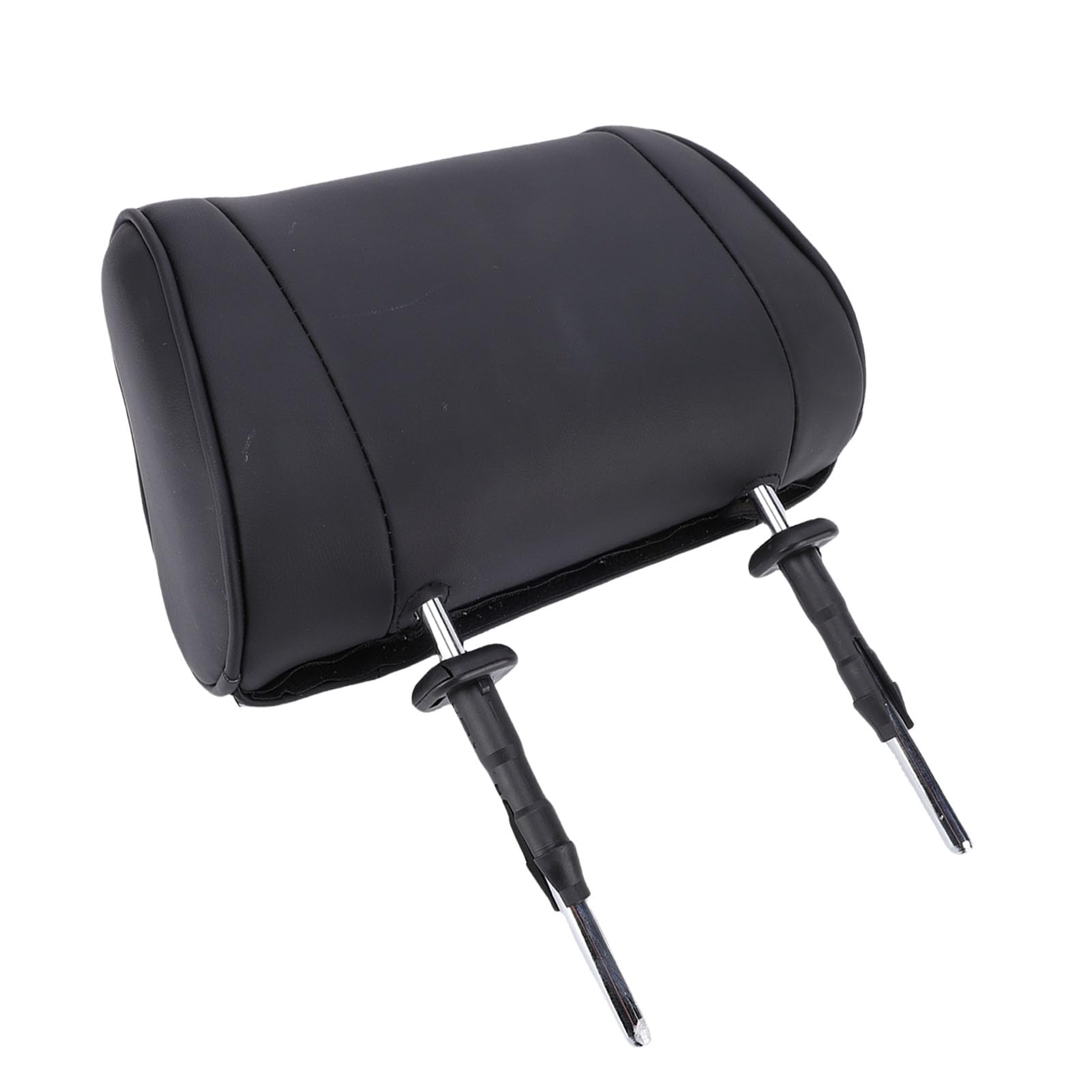 Tbest Appui-tête de Siège de Voiture, Espacement des Tiges de 150mm, Conception Ergonomique, Cuir PU, Coussin de Soutien en Mousse à Mémoire de Forme pour Les Longs Trajets, Confort