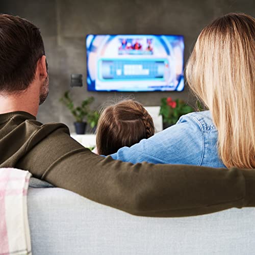 RCA Streaming Player Wall Mount &ndash; Easily Mount Streaming Box to Wall, Adjustable Base, Supports 2.2 Pounds, Universally Compatible &ndash; Apple TV, Roku, Fire TV, Sonos Port; Black