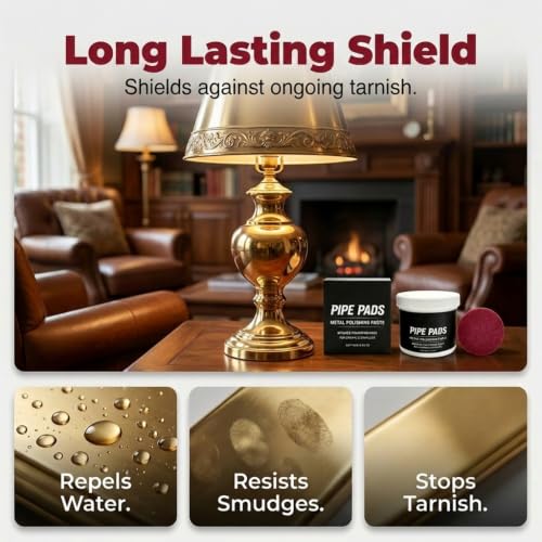 Image of Surface Restoration Polish with Pad, Polishing Compound, Multi-Surface Scratch Remover for Leather Wood Marble Countertop Refrigerators & Cookware Ovens Sinks (1 Set)