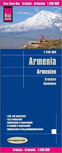 Reise Know-How Landkarte Armenien 1 : 250.000: reiß- und wasserfest (world mapping project)