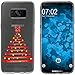Produktbild PhoneNatic Case kompatibel mit Samsung Galaxy S8 Silikon-Hülle X Mas Weihnachten Weihnachtsbaum M1