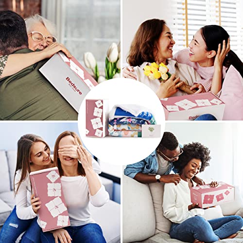 Bedsure Gifts For Mom, Dauhters, Grandma, Wife, Mom Blanket From Daughter, Husband, Son, Gifts For Anniversary Mom Birthday Gifts, Soft Patchwork Throw Blankets For Women 60" × 50" #TOP2