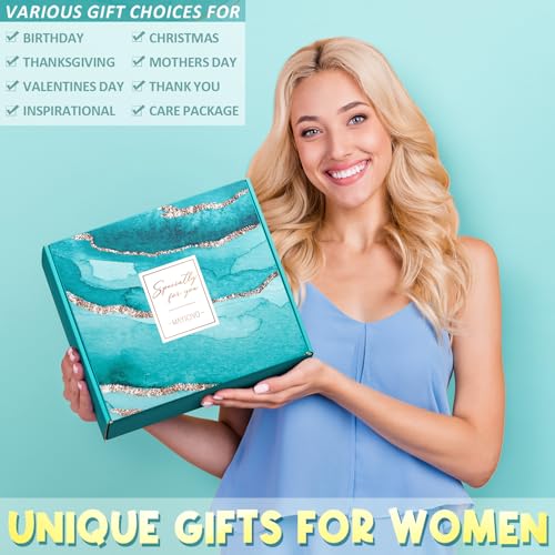 Image of Birthday Gifts Get Well Soon Gift Basket for Women Self Care Thank You Gift | Care Package Inspirational Self Care Gifts Set, Christmas Thinking of You Gift Basket for Women Mom Sister Friend w / Tote Bag