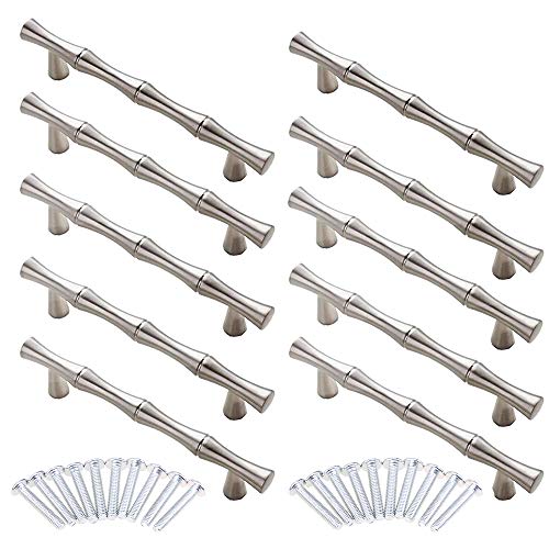 AchNau Cabinet Handles Bamboo Shape Kitchen Cupboard Dresser Closet Drawer