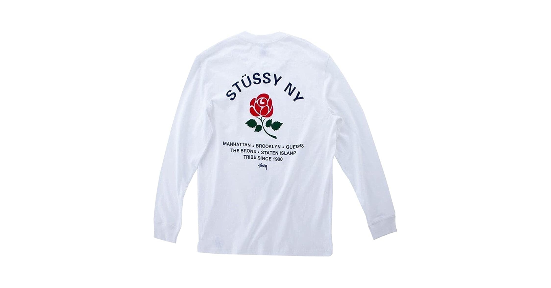 ❗️期間限定SALE❗️ステューシー ブルックリン ローズ ロング Tシャツ　黒L ステューシー STUSSY BROOKLYN ROSE Tシャツ カットソー ロンT